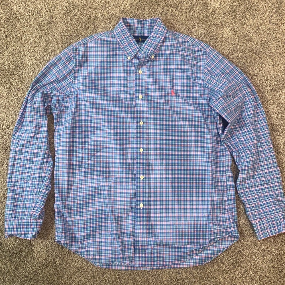 Ralph Lauren Polo Men’s Button Down Collared Shirt